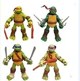 ZG&HY NEWEST! 4PCS Lot TMNT Teenage Mutant Ninja Turtles Action Figures Anime Movie Xmas Gift, Without Original Packing