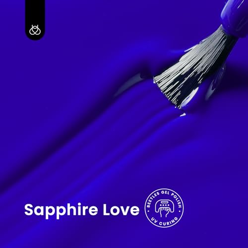 Beetles Gel Nail Polish Paulina Lapis Blue Color Translucent Soak Off Uv LED Nail Lamp Gel Polish, Blue Color Soak Off U V LED Gel Polish Nail Art Design Manicure Salon DIY Salon Gel - Image 2