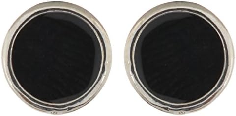 Sanaa Creations Stainless Steel Stud Earring For Men Black Daily/Party Wear Stylish Fashion Jewellery for Men/Boys