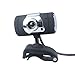 KKmoon HD Webcam Camera Web Cam with Microphone MIC USB 2.0 50.0M for Computer PC Laptop Black