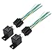 Ehdis Car Truck Relay Socket Harness kit 5 Pin 5 Pre-wired 24V 40 Amp SPDT Bosch Style, Automotive Motor Relay Contactor Switches Power, Pack of 5