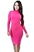 Long Sleeve Turtleneck Bodycon Dress