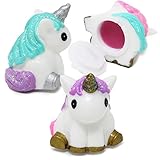 Joyin Toy 3 Pack Cute Unicorn Shape Girls Lip Gloss Birthday Party Favors (Including 3 Scent FDA Approved) Christmas Stocking Stuffer