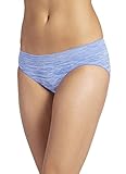 Jockey Women's Underwear Sporties Heathered Bikini, intense royal, 6