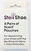 SteriShoe Scent Pouch – Powerful Odor Removal & Freshness for Shoes – Ideal for SteriShoe UV Shoe Sanitizers – Long-Lasting Fresh Scent & Hygiene