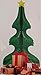 4 Foot Inflatable Christmas Tree Indoor Holiday Decor. Perfect for Table Top Decorations in Home or Office