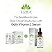 Aura Organics Moisturizer for Face - Face Lotion & Cream Includes Hyaluronic Acid, Aloe,Chamomile Vitamin C, E, B3, B5, B6. Great for Day and Night!