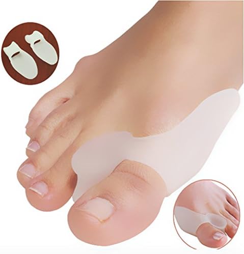 Veridehot Toe Separators Bunion Corrector,Toe Straightener for Hallux Valgus,Pain Relief White