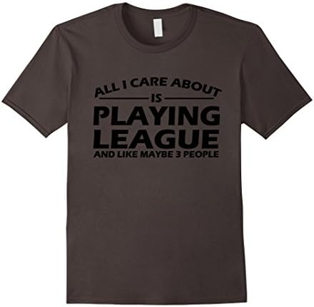 Men's  All I Care About Is Playing League LoL T-Shirt of Legends Small Asphalt