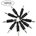 URBEST 10pcs Solder Type 3.5mm Male Mono Plug Jack Stereo Audio Headphone Cable Extension Adapter Connector