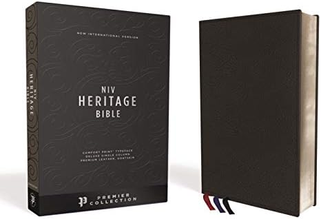 NIV, Heritage Bible, Deluxe Single-Column, Premium Goatskin