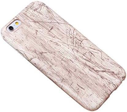 iPhone 6 Plus iPhone 6S Plus 5.5" Case Axixi Unique Real Handmade Natural Solid Wood Back Cover Backplate and Hard PC Hybrid On Cover Case for iPhone 6/6S Plus 5.5 inch (Color 2)