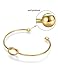 Bridesmaid Gifts with Cards I Can't Tie The Knot Without You Love Knot Bangles Adjustable Rose Gold Bangle for Girls Bridesmaid Proposal Set of 6