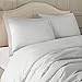 Nestl Light Grey California King Duvet Cover Sets - Soft Double Brushed Cal King Duvet Cover, 3 Piece, with Button Closure, 1 Duvet Cover 104x98 inches and 2 Pillow Shams