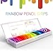 Firesara Pencil Grips, Ergonomic Rainbow Pencil Grips for Kids Handwriting, Pencil Grips Posture Correction Training Writing Aids Claw for Adults Preschoolers Students Special Needs(12Pcs)