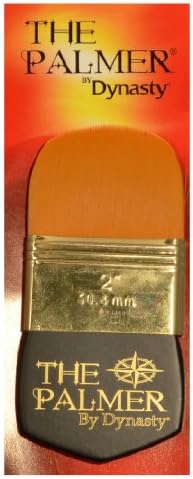 F & M Brush Company Dynasty Palmer Brush-Synthetic Filbert, Size: 2"