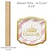 Big Dot of Happiness Little Princess Crown with Gold Foil - Pink and Gold Princess Baby Shower or Birthday Party Tableware Plates and Napkins - Bundle for 16