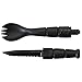 Ka-Bar Tactical Military Sporks - Spoon Fork Knife Combo Set - Camping Hiking Hunting Backpacking Outdoor Survival Multi tool Utensil Accessory - 2 Pack