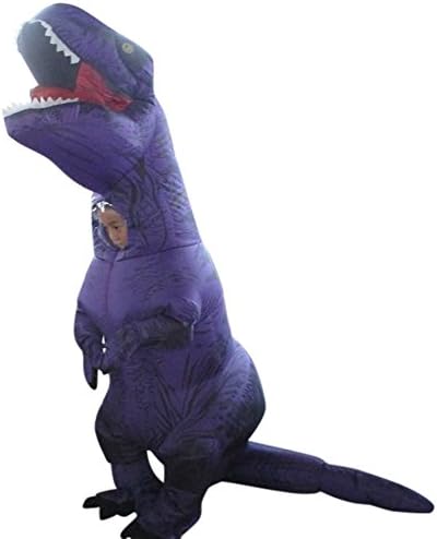 T-Rex Inflatable Dinosaur Costume - Kids Smallest (Purple)