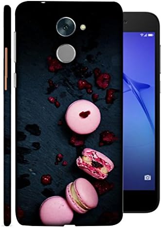 Printfidaa Designed Back Cover forHolly 4 Plus, Enjoy 7 Plus, Huawei Y7 Prime - Strawberry Milkshake Pie Printed…