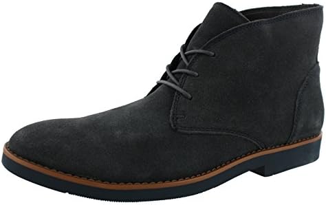 BUKS by Walk-Over Men's Wallen Charcoal Suede Boot (12, Charcoal)