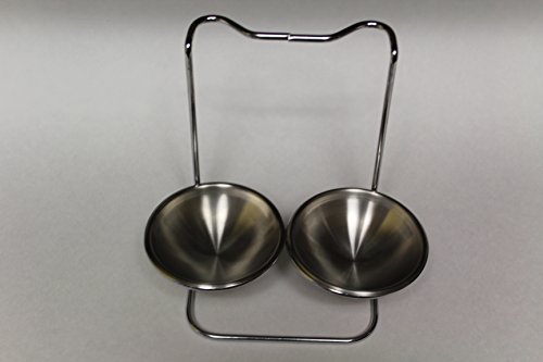 Vertical Spoon Rest / Spoon Holder / Ladle Holder â€“ 4â€ stainless steel cup (holds all sizes / all utensils)