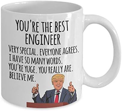 Engineer Gift Mug, Trump Mug, Engineering Gift, Funny Engineer Coffee Cup, Civil Engineer Gifts