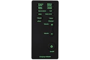 Emiif Voice Changer for Mobile Phone and Computer, 7 Sound Effects with Compact Portable Design, for Gaming Consoles, Black