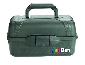 Image of ArtBin Essentials-2 Tray Box - Black, 8627AB