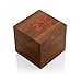 Digital Alarm Clock, Brighter Display Wooden Alarm Clocks, LED Clock For Bedroom, Small Digital clock with USB LED and Charger, Square Shape With Compatible Size Suitable For Bedrooms, Office-Brown