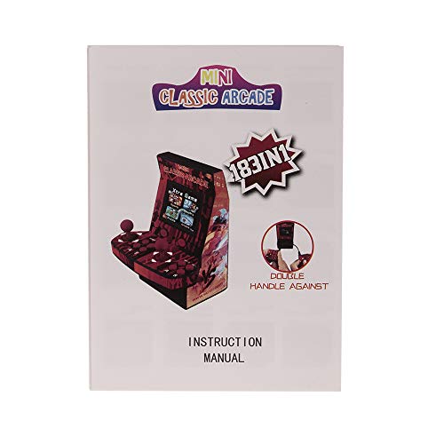 CCGTOY Upgraded Mini Classic Arcade Game Cabinet Machine Double Joystick Retro Handheld Player with Built-in 183 Games