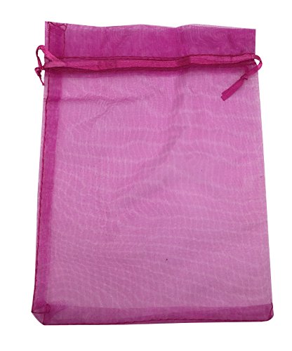 SUNGULF 50pcs Organza Pouch Bag Drawstring 5