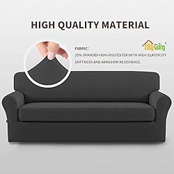 Easy-Going 2 Pieces Microfiber Stretch Sofa