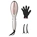 Anjou Hair Straightener Brush with Anion Hair Care, Metal Ceramics Heater Technology (Rose Gold, Adjustable Temperature Setting, Max 446℉ for All Hair Types, Auto Lock/Shutoff)