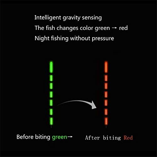 Kinnart Angel-Schwimmer Alarm Fisch Biss Köderauslöser, elektronisches LED-Licht automatisch Fisch Biss Alarm Nacht… – Bild 8