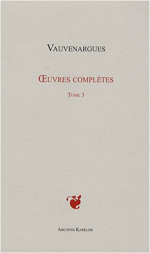 Oeuvres complètes