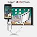 2 in1 THYTOB Jack Headphone Adapter for iPhone X 8/8Plus 7/7Plus iPod/iPad. Audio to 3.5mm Aux Splitter Adaptor Headset Earphone.(Support Audio + Charge +Compatible iOS 10.33/11.2or Later)thumb 4