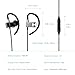 Bluetooth Sport Headphones, Best Wireless Earphones Waterproof Earbuds Sweatproof HD Stereo Sound Built-in Mic Behind-Ear Hook Heavy Bass Headset for iPhone Android Smartphones