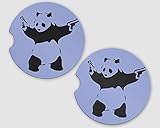 Banksy Panda Car Coaster – Cup Holder Coaster For
