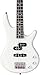 Ibanez 4 String Bass Guitar, Right, Pearl White (GSRM20PW)