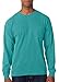 Comfort Colors Adult Heavyweight RS Long-Sleeve Pocket T-Shirt M SEAFOAM