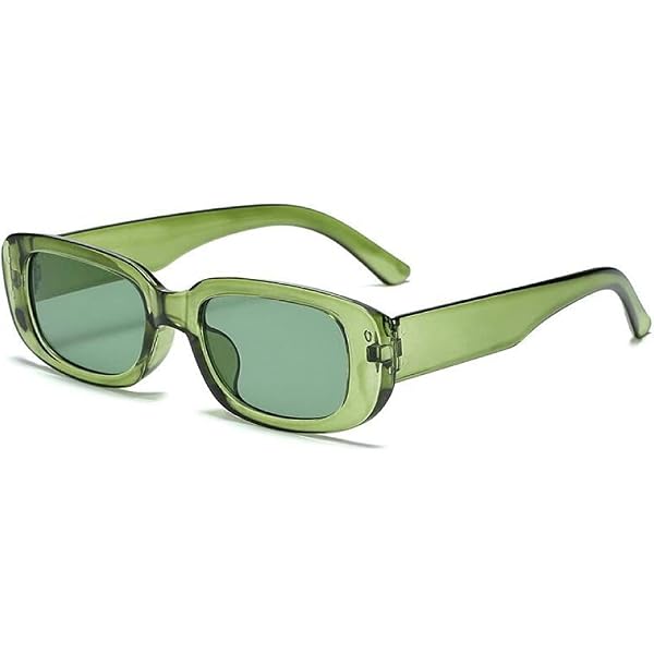 Amazon.com: IKANOO Retro Rectangle Sunglasses for Women Men  display picture 2