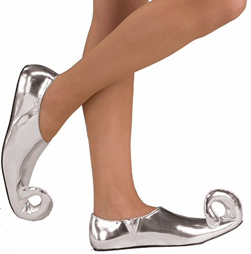 Silver Unisex Adult Elf Shoes (Medium)