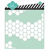 Heidi Swapp Honeycomb Stencil, 6 by 6-Inch