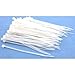 OrangeTag 100 White Nylon Cable Zip Ties Self Locking 2.5mm X 4" primary