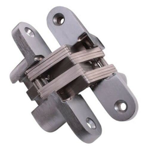 Invisible Concealed Hinge 180 Degree Folding Hidden for Furniture Doors, Zinc Alloy (1, 95mm)