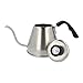 The Brewing Lab Pour Over Drip Built-In Thermometer Stainless Steel Gooseneck Kettle, 1.2 L