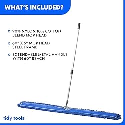 Tidy Tools Commercial Dust Mop & Floor Sweeper, 60