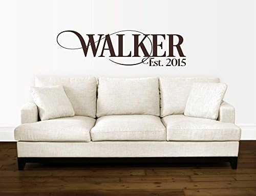 Personalized Family Name Sign Vinyl Wall Decal Sticker
