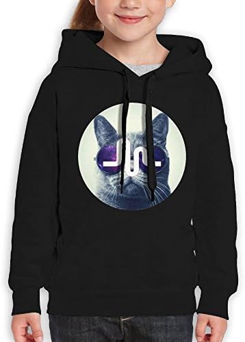 Hiadigs Musical.ly Cat Teenager Cotton Pullover Hoodie Sweatshirt Hooded For Teens Boys Girls